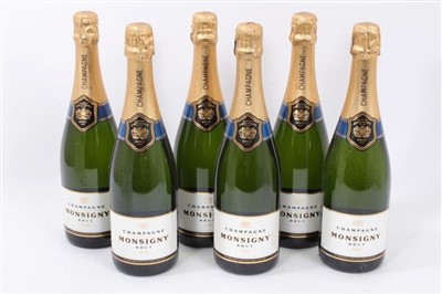 Lot 937 - Champagne - six bottles, Veuve Monsigny