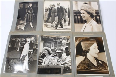 Lot 187 - A collection of Royal press photographs 1960s in album and others