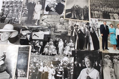 Lot 188 - A collection of Royal press photographs 1930-1960s