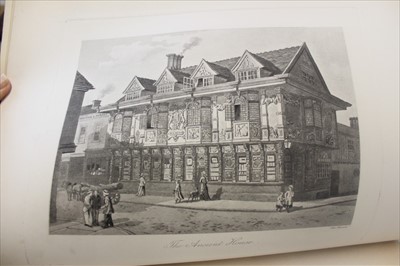 Lot 2351 - John Glyde - Illustrations of Old Ipswich, 1889, folio, original gilt tooled cloth binding