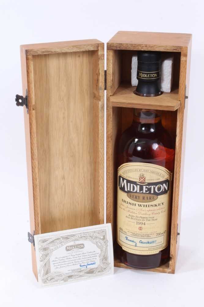 Lot 898 - Whiskey - one bottle, Midleton Irish Whiskey 1994, numbered 11949, in original wooden box