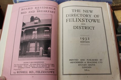 Lot 2339 - Felixstowe: A collection of Guides to Felixstowe and similar and some local histories (57 books)