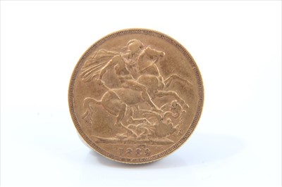 Lot 35 - G.B. gold sovereign Victoria J.H. 1889 VG (1 coin)