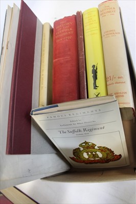 Lot 2376 - Suffolk Regiment - History of the Suffolk Regiment 1685-1913, 1914-1927, 1928-1946, 1947-1959, together with ‘The annals of the Twelfth East Suffolk Regiment’;, Calcutta 1867 and other publications...