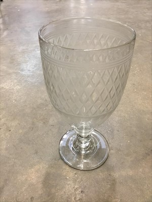 Lot 149 - Fine quality cut glass vase