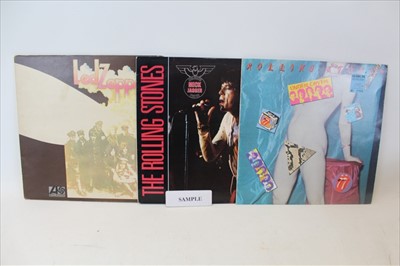 Lot 3543 - Selection of LP records including Led Zeppelin, Captain Beefheart and The Who