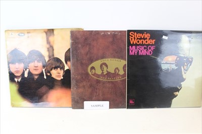 Lot 3544 - Selection of LP records including The Beatles and Stevie Wonder