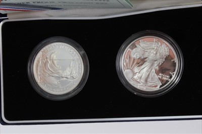 Lot 47 - G.B. The Royal Mint Ladies of Freedom silver