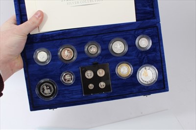 Lot 58 - G.B. The Royal Mint Millenium silver proof collection thirteen coin set 2000 (N.B. cased with Certificate of Authenticity) (1 coin set)