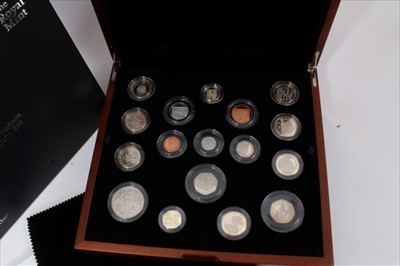Lot 67 - G.B. The Royal Mint premium proof seventeen coin set 2016 (to include Queen's 90th Birthday £5) (N.B. cased with Certificate of Authenticity) (1 coin set)