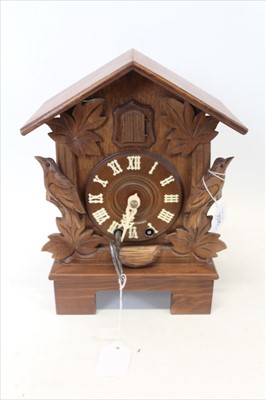 Lot 3596 - Black Forest carved cuckoo clock