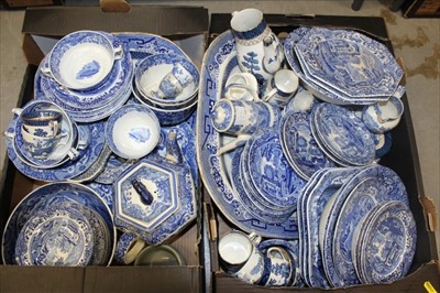 Lot 2107 - Copeland Spode blue and white tea, dinner and coffee ware (qty)
