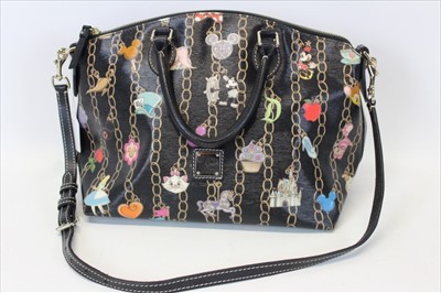 Lot 3115 - Dooney and Bourke Disney Charms Handbag MO 289735. Authentic Original Disney Parks label inside.