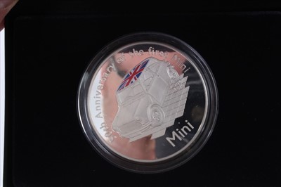 Lot 77 - Alderney - The Royal Mint 50th Anniversary of the mini silver proof £10 2009, 5oz coin (1coin)