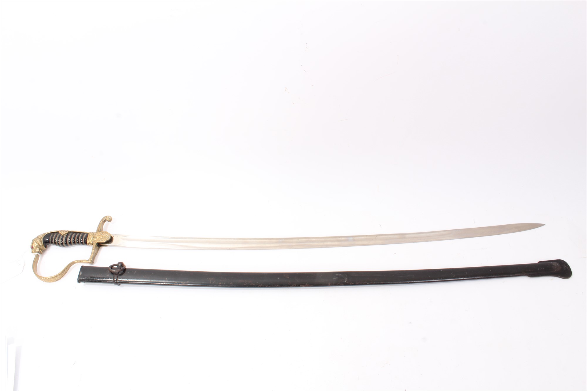 Lot 728 - Nazi officers dress sword with gilt brass