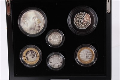 Lot 86 - G.B. The Royal Mint silver proof Piedfort 6 coin collection 2011