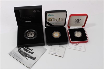 Lot 87 - G.B. The Royal Mint mixed silver proof Piedforts