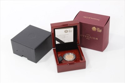 Lot 93 - G.B. The Royal Mint brilliant uncirculated gold sovereign