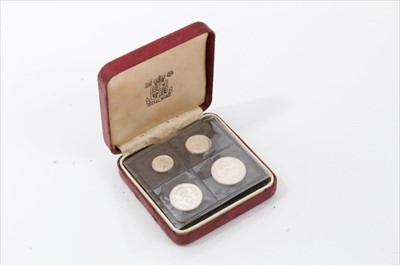 Lot 116 - G.B. Royal Mint silver Maundy 4 coin set Elizabeth II 1980