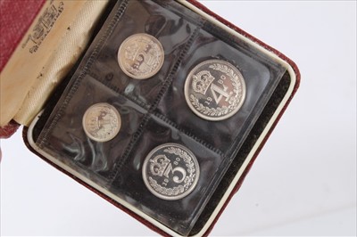 Lot 116 - G.B. Royal Mint silver Maundy 4 coin set Elizabeth II 1980