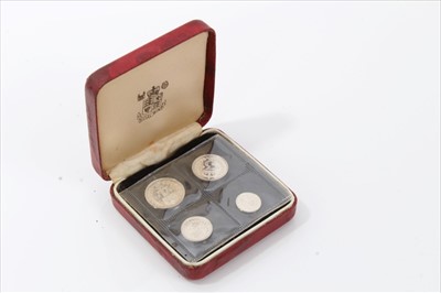 Lot 117 - G.B. Royal Mint silver Maundy 4 coin set Elizabeth II 1981