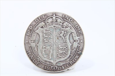 Lot 151 - G.B. Edward VII Half Crown 1904 GF (1 coin)