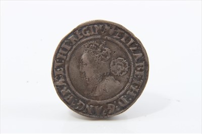 Lot 173 - G.B. Elizabeth I hammered silver sixpences mint mark Pheon 1561 (N.B. obverse striking flaw) otherwise VF & mint mark Pheon 1564 (N.B. creased) otherwise VG-AF (2 coins)
