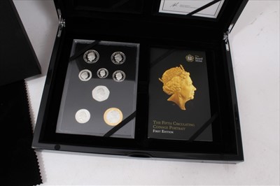 Lot 188 - G.B. The Royal Mint silver eight coin first edition coin set 2015 in case of issue with Certificate of Authenticity (1 coin set)