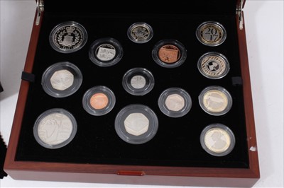 Lot 191 - G.B. The Royal Mint Premium fourteen coin proof set 2017