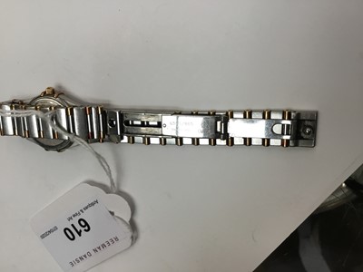 Lot 610 - Ladies Omega Constellation stainless steel wristwatch