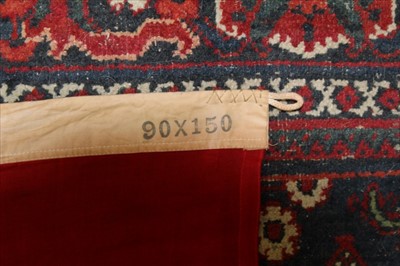 Lot 551 - Reproduction Second World War Nazi Battle Flag with makers label for Schornhosrt & Berger, stamped 90 x 150 (cm)