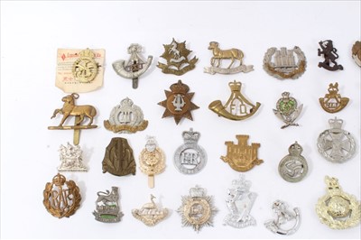 Lot 565 - Collection of British Military cap badges including staybrite and others