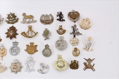 Lot 565 - Collection of British Military cap badges including staybrite and others