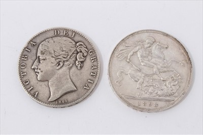 Lot 239 - G.B. Victoria silver Crowns