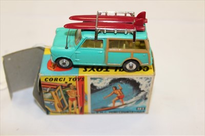 Lot 2749 - Corgi Surfing with the BMC Mini-Countryman No 485 boxed