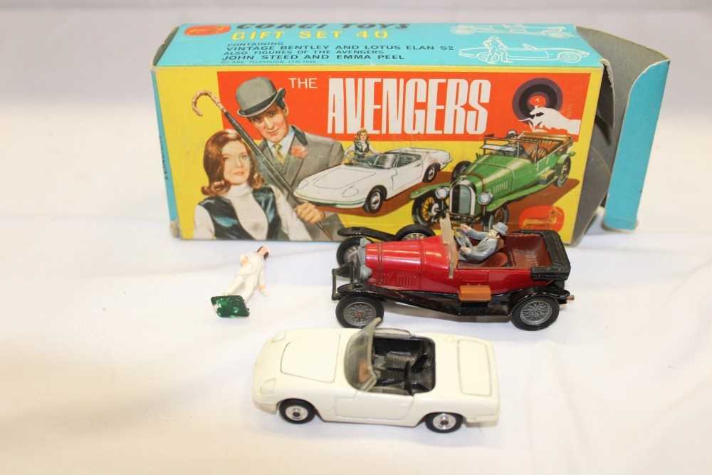 Lot 2753 - Corgi Avengers Gift Set W040 (no box interior) original box