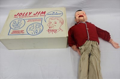 Lot 2754 - Jolly Jim's Ventriloquist's Doll c1960s in original box