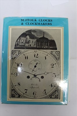 Lot 2419 - A. L. Haggar & L. F. Miller - Suffolk Clocks and Clockmakers, 1974, 1st edn, original dust jacket, together with separate supplement 1979. (2)