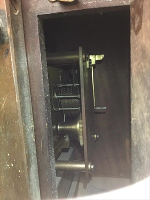 Lot 605 - 1930's RAF Wall Dial Mess clock, with cream dial, black Roman Numerials and RAF badge to centre, 45cm in diameter