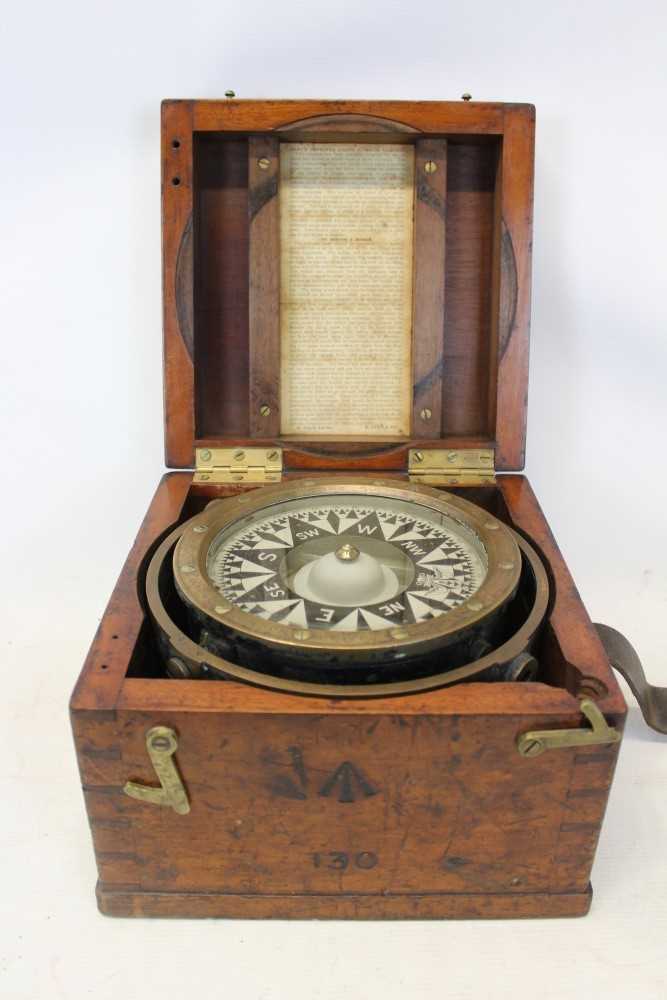 Lot 3634 - A Military 'Dent's Improved Liquid Azimuth Compass