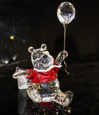 Lot 2127 - Swarovski crystal figure - Winnie The Pooh, boxed