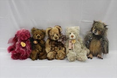 Lot 2859 - Charlie Bears including Luther, Ursa, Minor,