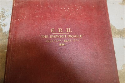 Lot 2436 - Ipswich Shops and factories - Ipswich Oracle NRS 1-10 (lacks NR. 2) July to September 1926, A vigorous and unusual paper, rarely found, Cowells’ Foundations of Quality 1974. John Savage of Ipswich...