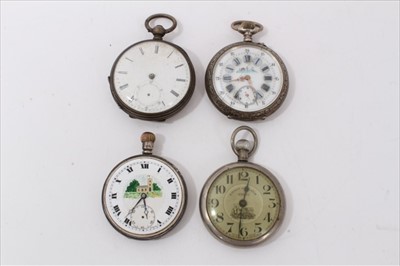 Lot 3339 - Four various pocket watches