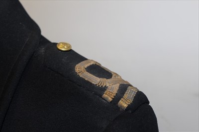 Lot 3127 - 1940's Naval uniform with cap and coat.