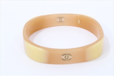 Lot 3351 - Vintage Chanel plastic bangle