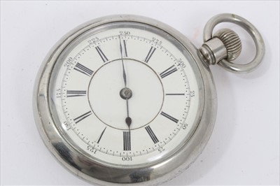 Lot 3366 - Collection pocket watches including military, railway and Braille