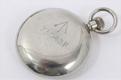 Lot 3366 - Collection pocket watches including military, railway and Braille