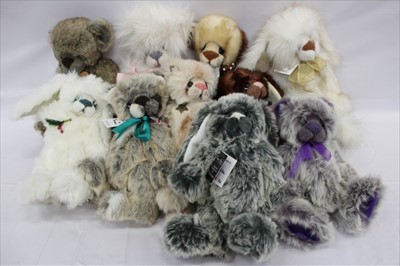 Lot 2868 - Selection of Kaycee bears including Mrs Kaycee, Elm, Button, Steel, Cinnamon, Rosemary, Tomkin, Holly, Icicle, Plum Pudding. All with tags.