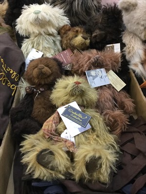 Lot 2873 - Charlie Bears Isabelle Collection, Anniversary Mr Chips, Anniversary Chocolate Pudding, Furnackerpan, Chocolate Fondue, Curtis, Anais